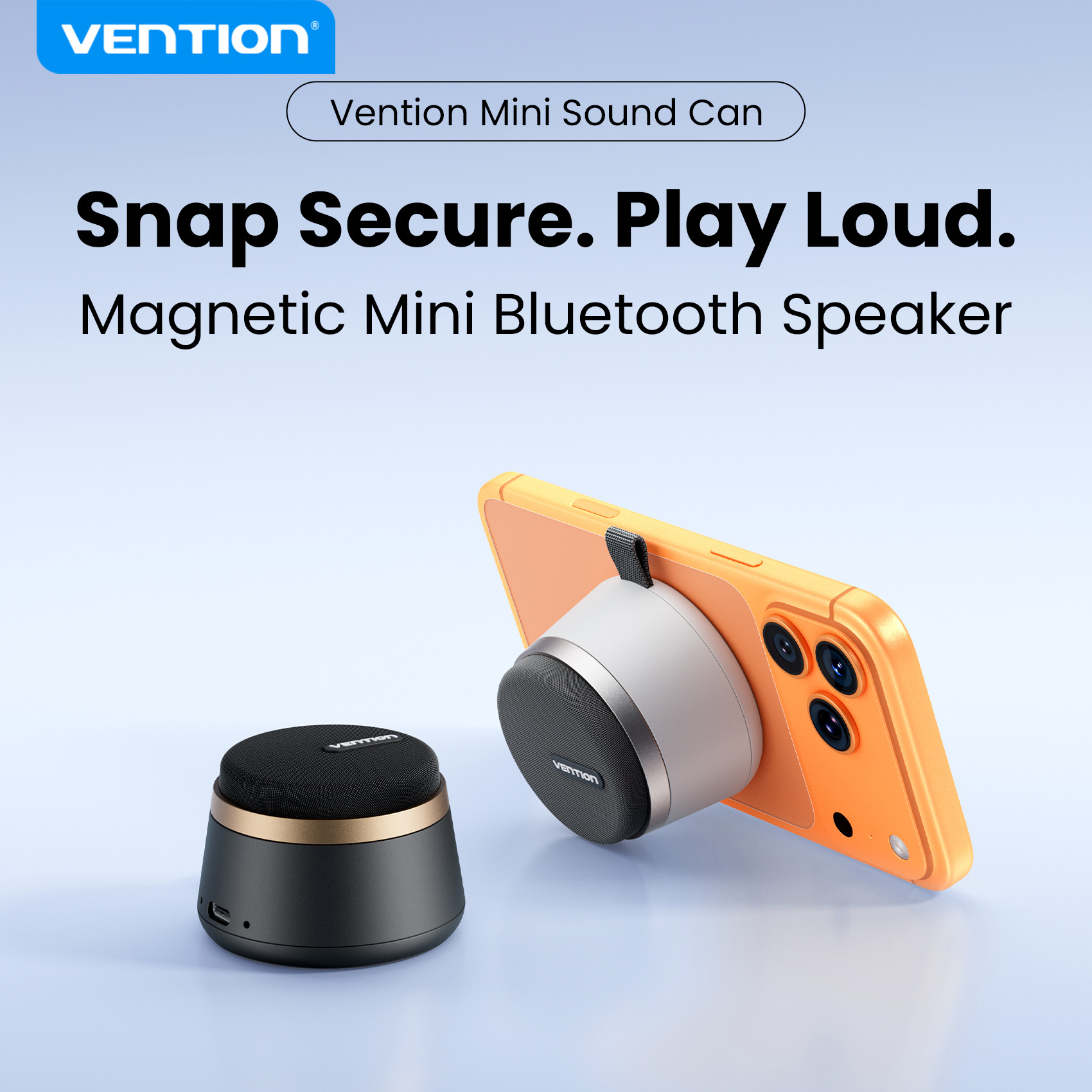 Google Speaker Nest Mini - Vention Speaker Bluetooth Portabel Magnetik IPX6